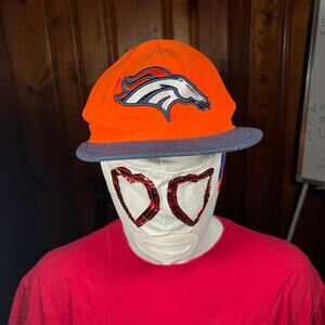 New Era 7 1/4 Denver Broncos 59FIFTY Fitted Cap Orange Navy Blue NFL Hat